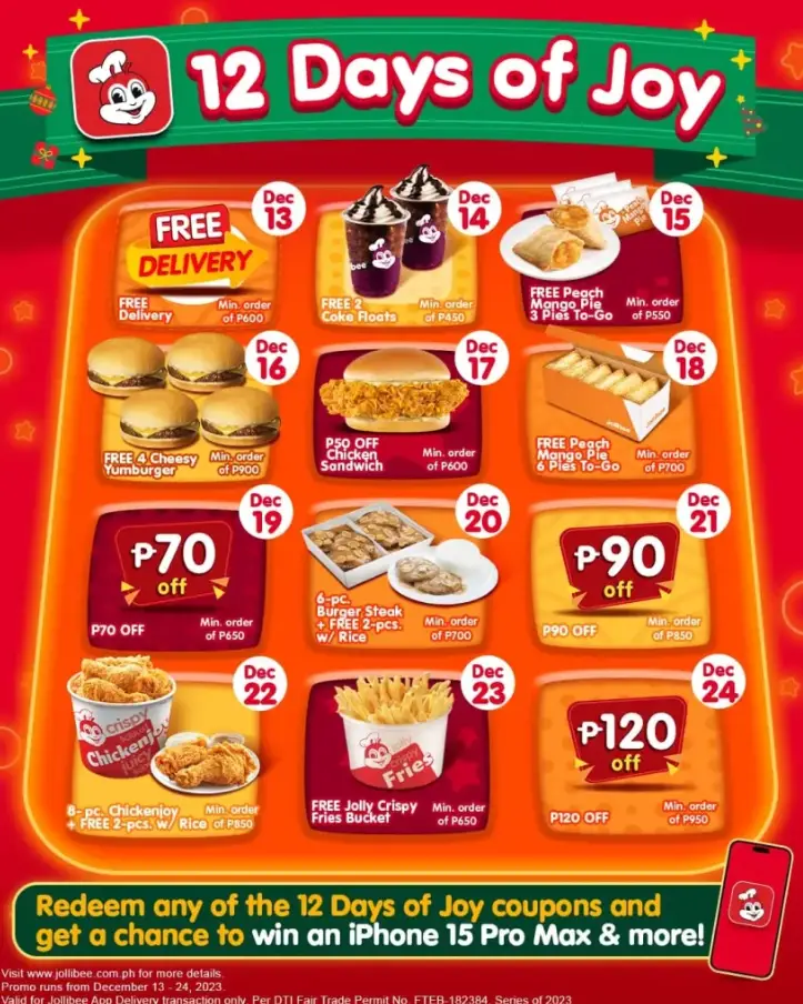 Jollibee Menu Philippines