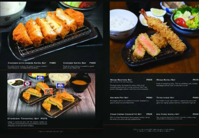 Katsu Sora Menu