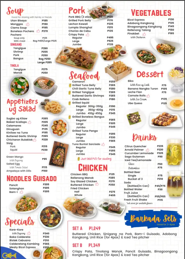 Chikaan Philippines Menu Prices 2025