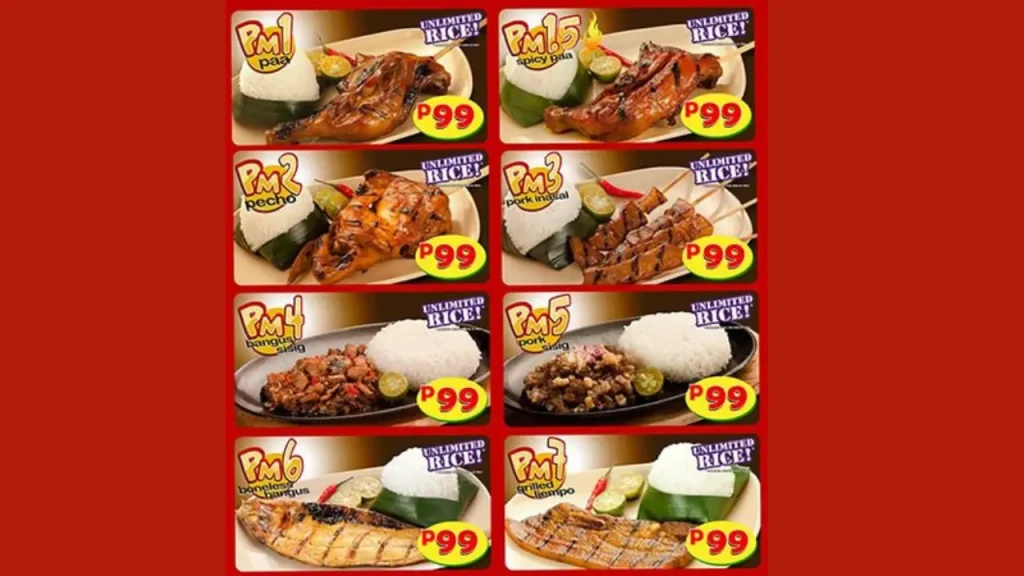 Chicken Inasal Inasal Menu