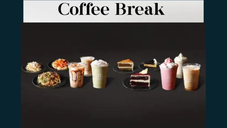 Coffee Break Menu
