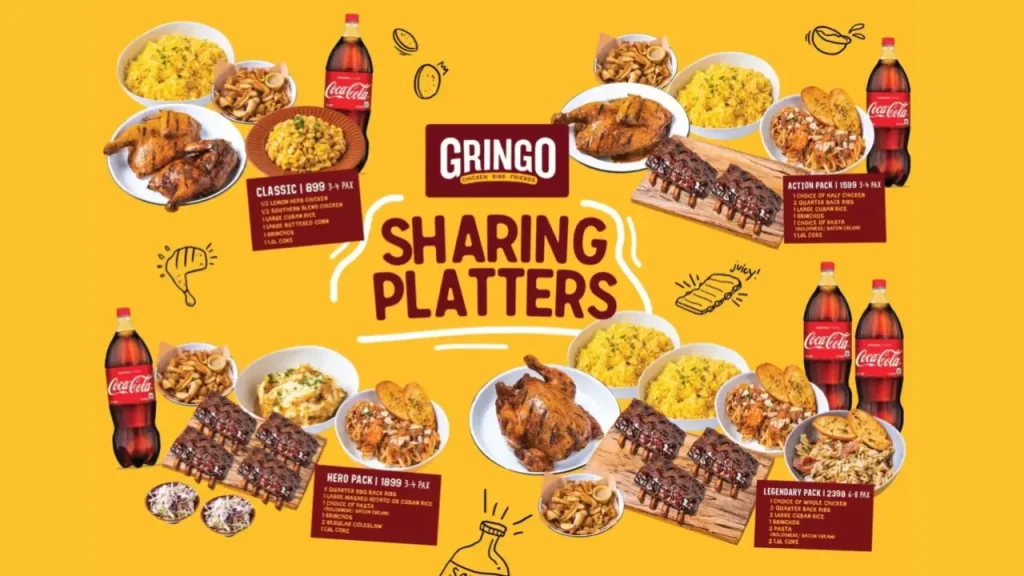 Combo Deals and Family Meals Gringo Menu Prices