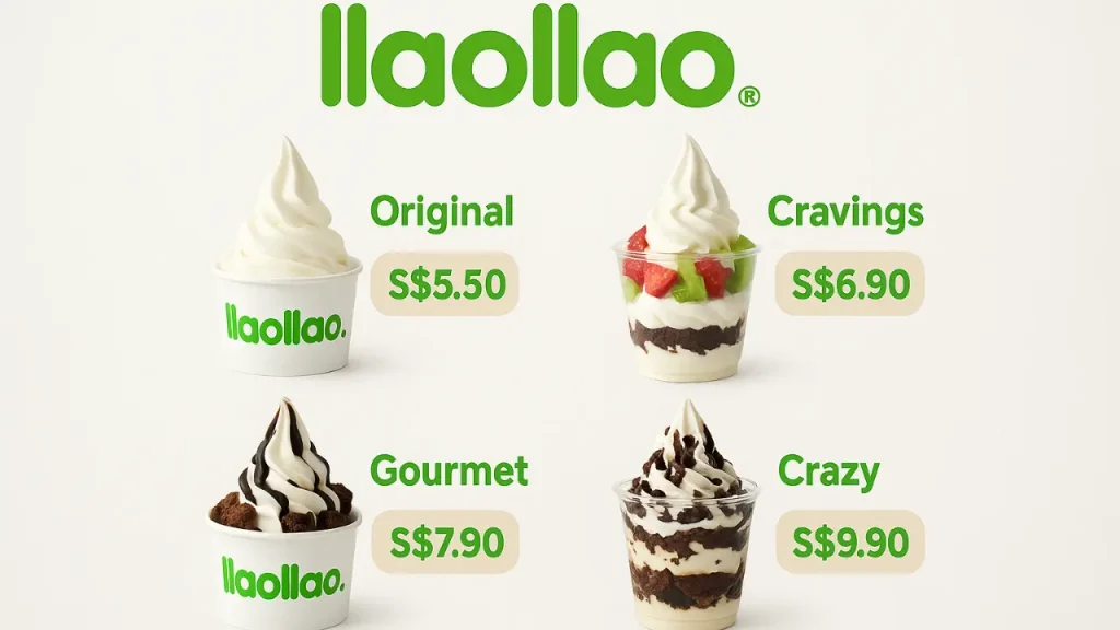 Popular Menu Items Llao Llao Price