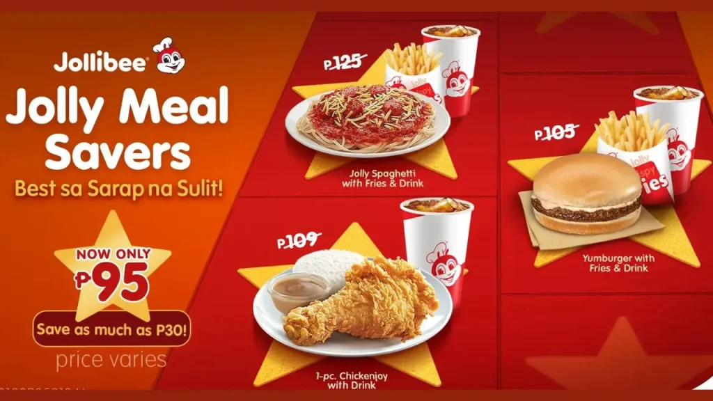 Rice Meals Jollibee Menu