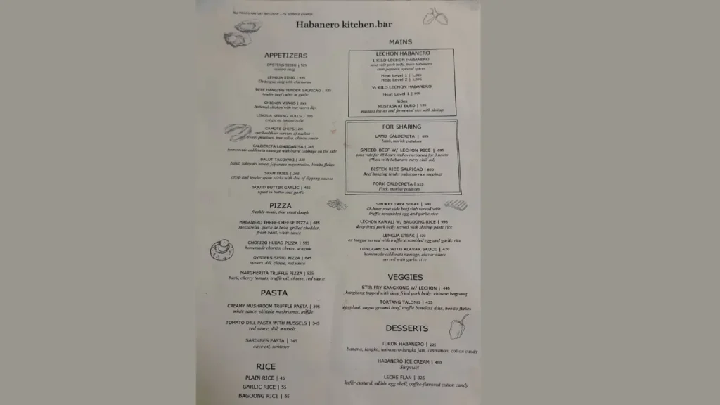 Popular Appetizers Habanero Kitchen Bar Menu